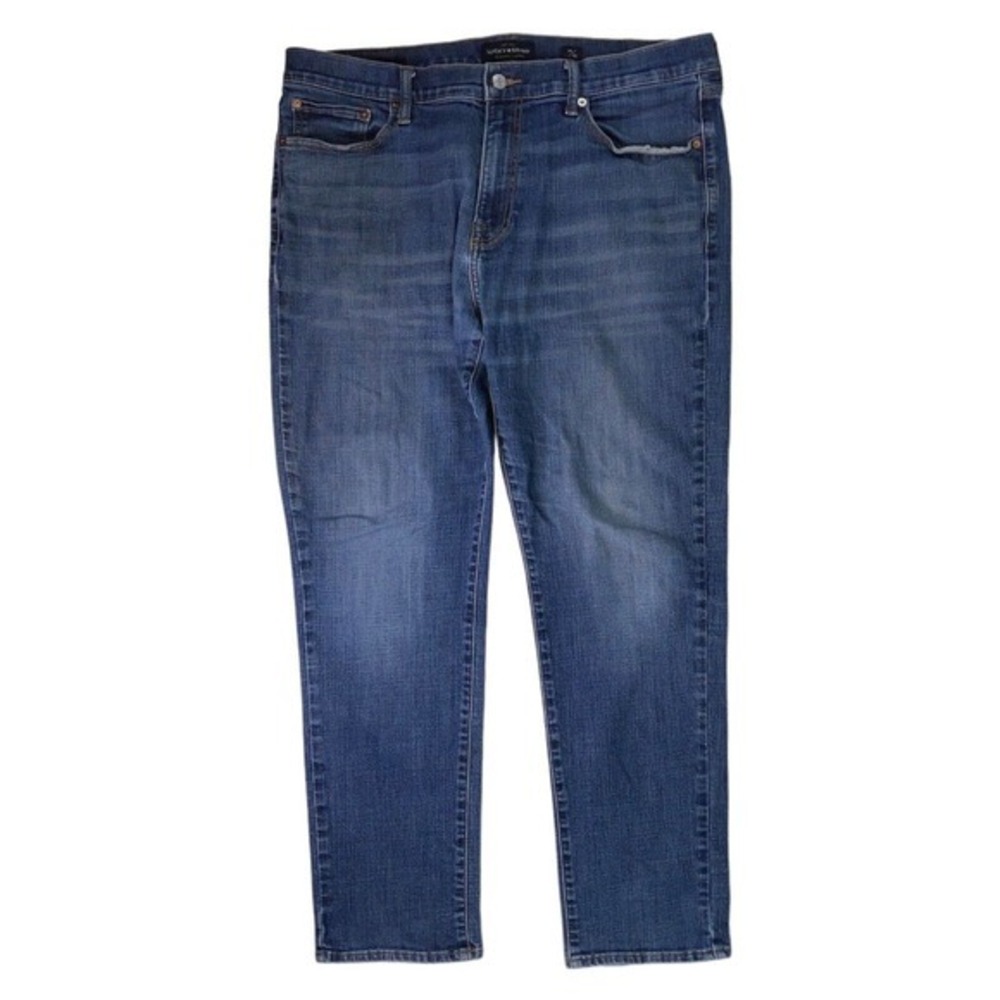 Lucky Brand 410 Jeans Mens 38x32 Athletic Slim (Actual 40x30) Blue Stretch Denim